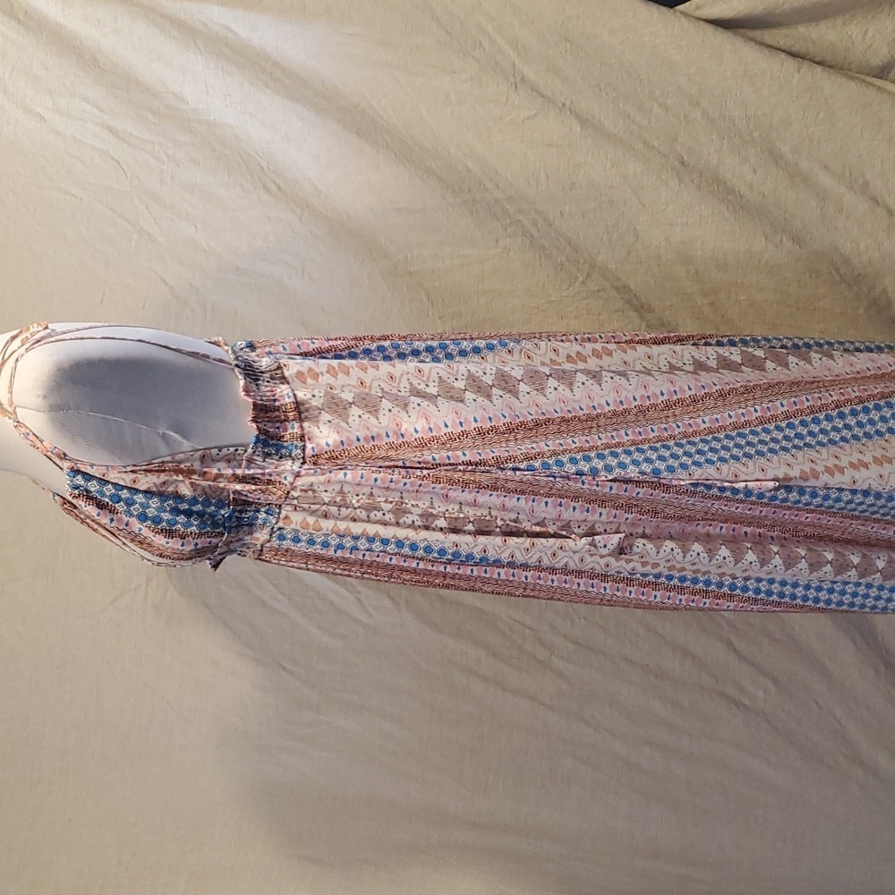 Lulu's Maxi Dress Cover-up SZ SM - Picture 4 of 7